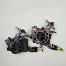 2 шт. высокое качество катушки татуировки Пистолеты для подкладки затенение 10 деформаций железа ручной работы татуировки машина