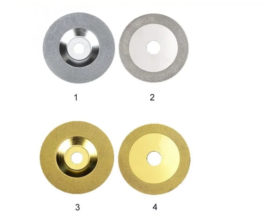 1x 100mm Diamond Coated Grinding Wheel Disc Plate For Angle Grinder Glass Rotary