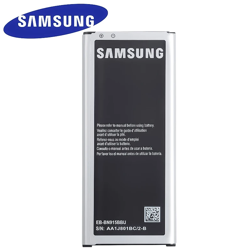 Оригинальный аккумулятор Samsung для Galaxy Note Edge N915 N915F N915A N915T N915V N915G EB-BN915BBE 3000 мАч с NFC |