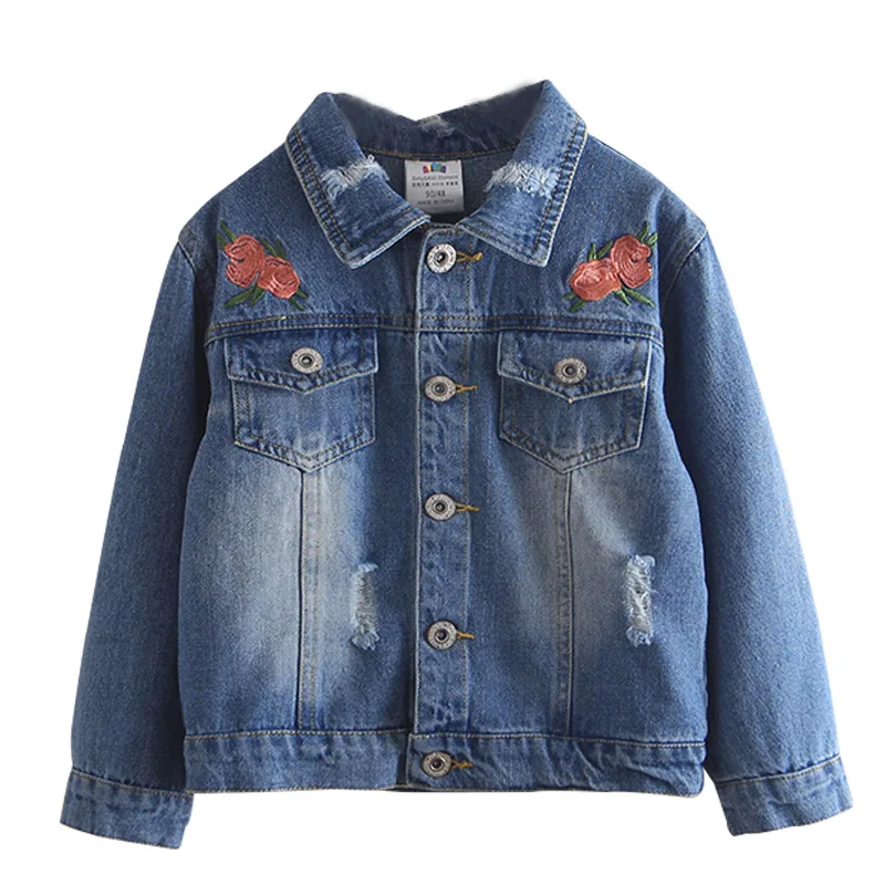 Girls Jean Jackets Kids Lace Coat Long Sleeve Embroidery Button Denim Jackets Girls 2-8T Kids Winter Jacket Girls Winter Coat Girls Jean Jackets Kids Lace Coat Long Sleeve Embroidery Button Denim Jackets Girls 2-8T Kids Winter Jacket Girls Winter Coat