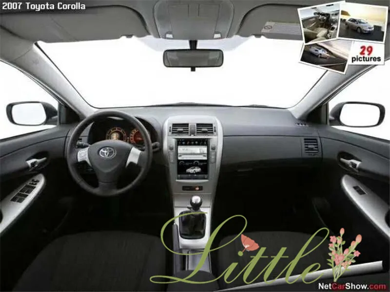 Best Tesla style 10.4 inch Touch Screen Car No DVD Player GPS Navigation For Toyota Corolla 2007-2013 stereo unit Satnav multimedia 2