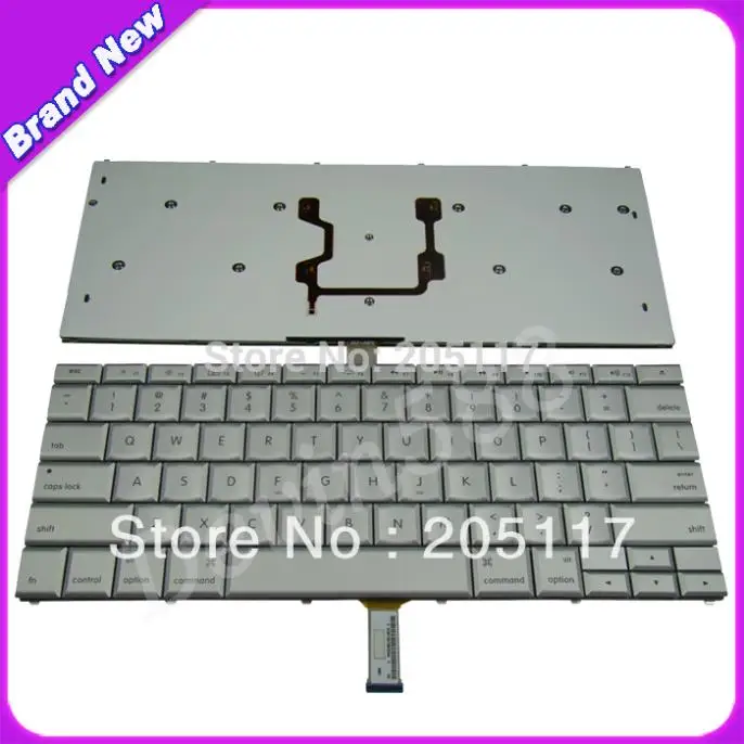 

100% New US Keyboard For Macbook Pro A1260 15" US Keyboard Silver