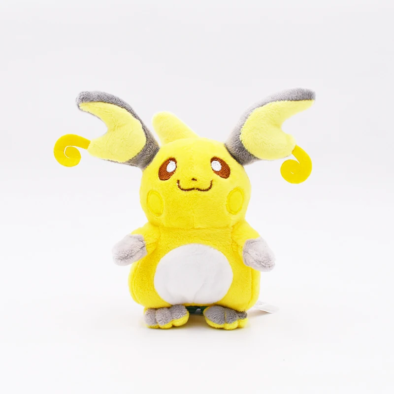 

2017 15cm Pikachu Raichu Plush Toy Stuffed Toys Pikachu Dolls Gifts For Children Free Shipping