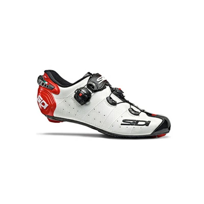 Sidi Wire 2, обувь с дорожным замком, обувь для езды на велосипеде, велосипедная обувь - Цвет: withe-Black-Red