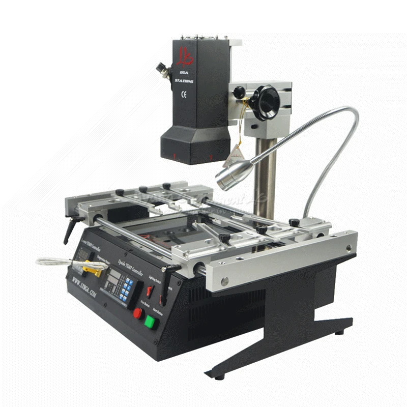 

LY IR6500 V.2 IR BGA Rework Station hot sale with USB port 6 pcs BGA jigs bottom have two pc fan