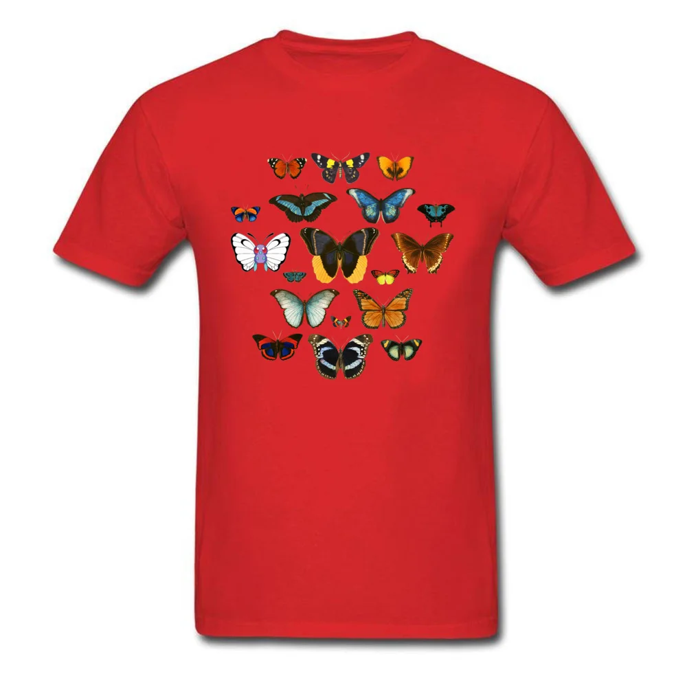 entomology 4681 Top T-shirts for Adult Classic April FOOL DAY Tops Tees Short Sleeve Hip Hop Tee-Shirt Round Collar 100% Cotton entomology 4681 red