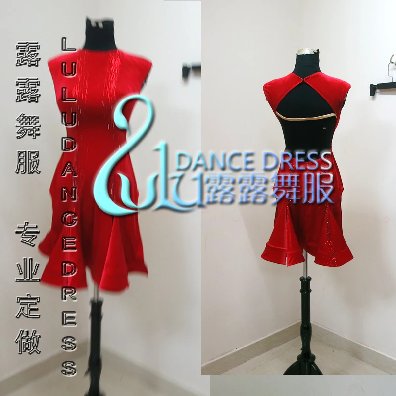 

Latin dance dress/Waltz Tango Ballroom Dance Dress,Girls/Women Modern Dance/Perform Costume/Wear