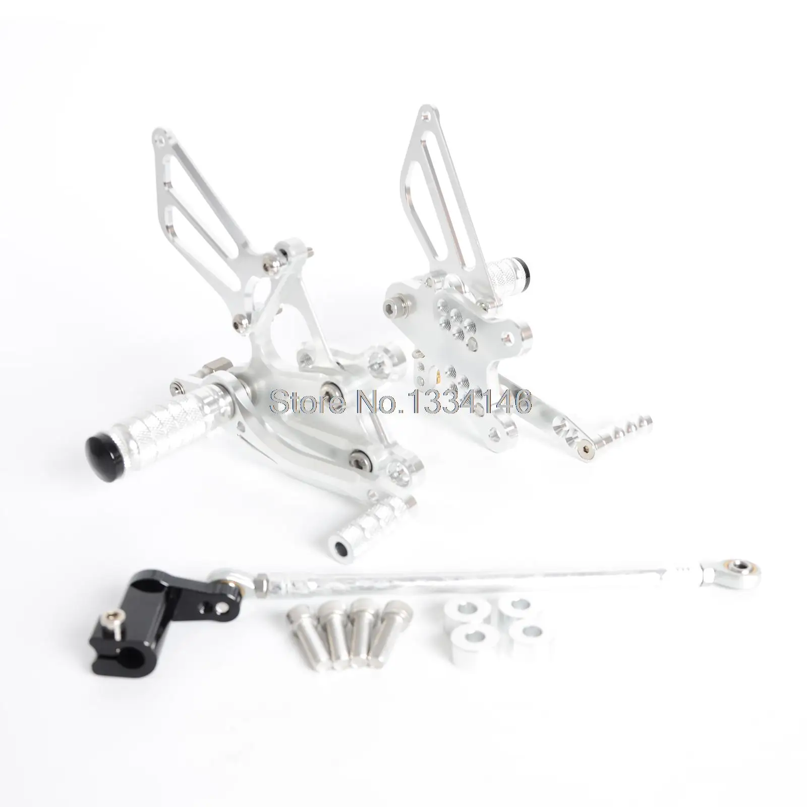 

CNC Silver Adjustable Rearset Foot Peg Rear Sets For Honda CBR929 CBR929RR 2001 2002