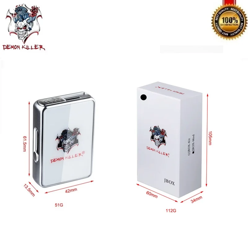 Оригинальный Demon Killer JBOX 420 мАч бокс мод с 4 шт многоразового использования Pod