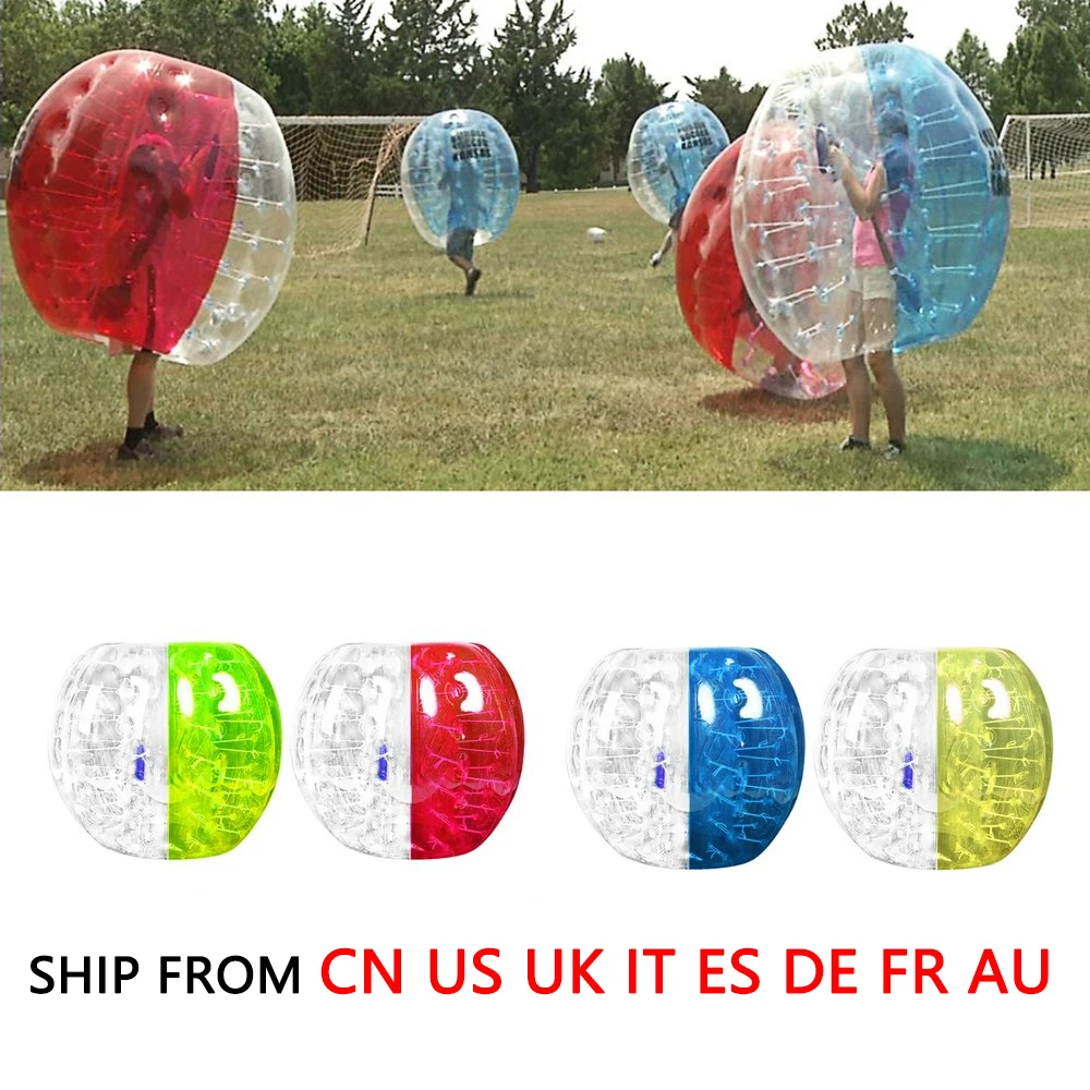 

0.8m Outdoor Activity PVC Inflatable Bumper Bubble Soccer Zorb Ball For Adult Buffer Ball Running Family Game Drop Shipping
