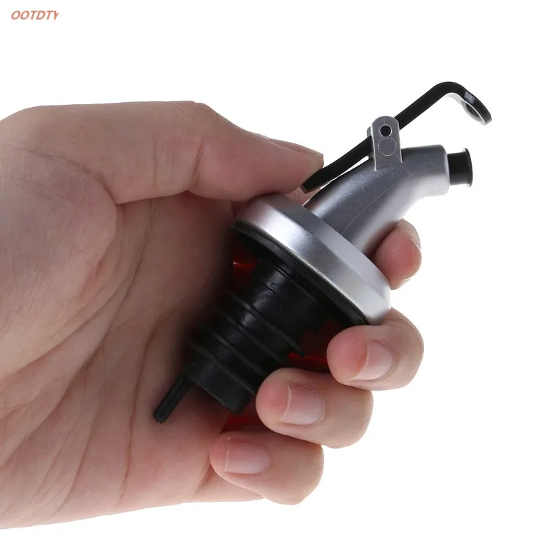 OOTDTY Olive Oil Sprayer Liquor Dispenser Wine Pourers Flip Bottle Cap Stopper Tap Tool
