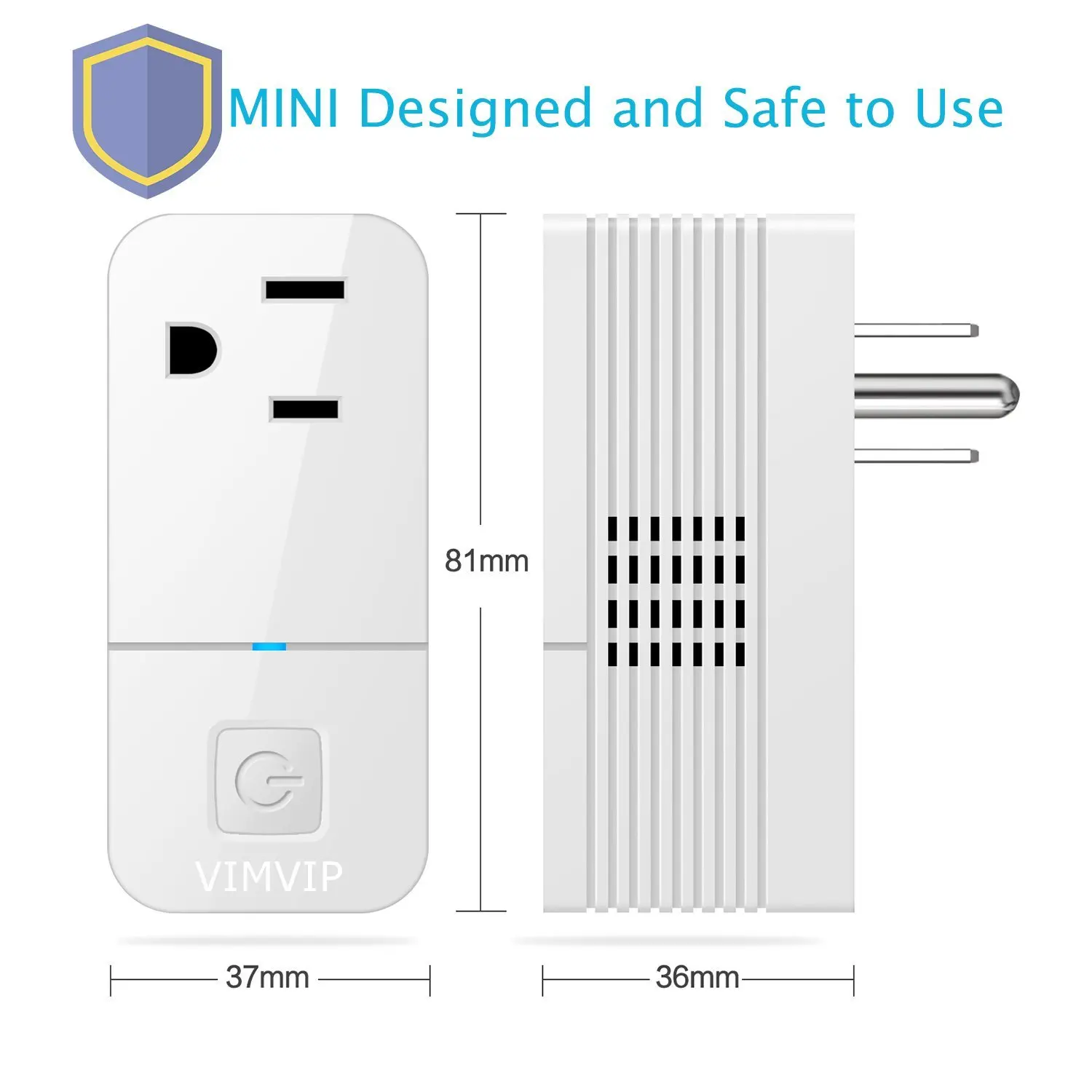 Wifi розетка умная с USB зарядным устройством Совместимость Amazon Alexa Google Home мини пульт