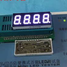 Белый 7-сегментный светодиодный Дисплей 0,4 дюймов 1/2/3/4 бит общий анод цифровой трубки семисегментный светодиодный Дисплей