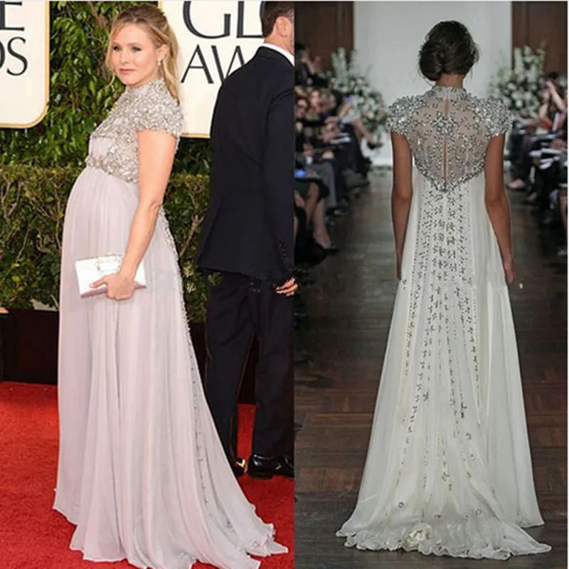 Vestiti eleganti donne incinte Abiti da sposa per donne incinte (Foto 3/40) | Matrimonio PourFemme Abito a line per donne incinte Abiti Eleganti premaman Abiti da sera premaman Abbigliamento .
