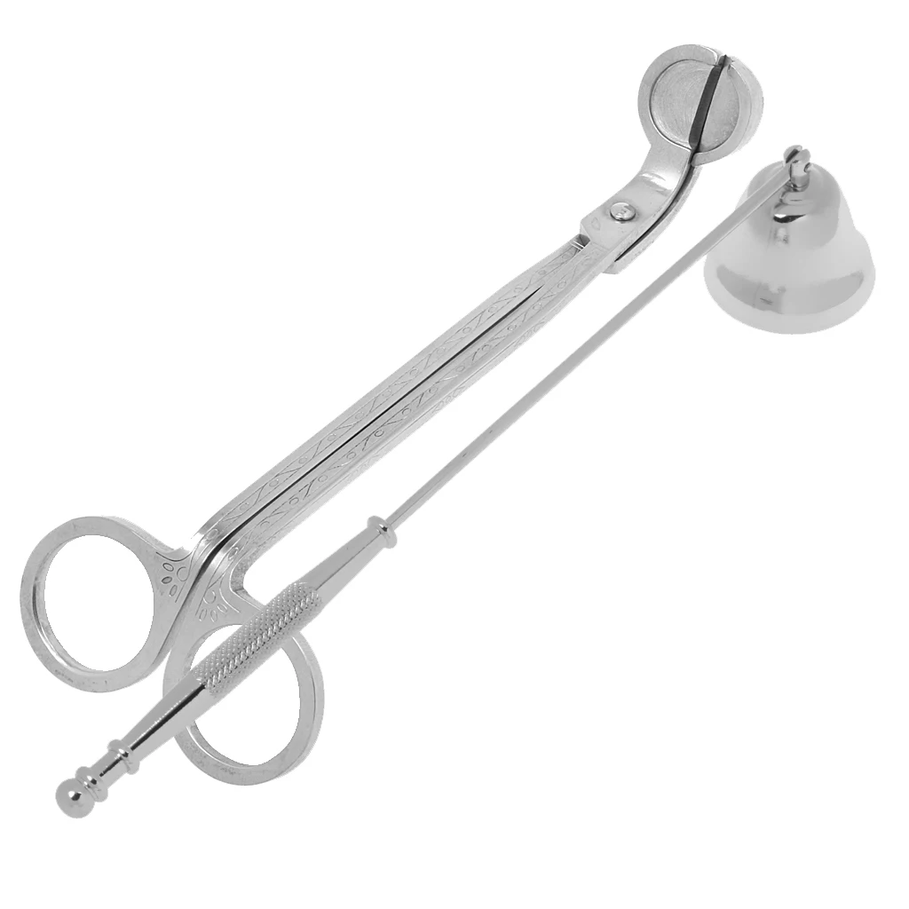 Candle Snuffer and Wick Trimmer Stainless Steel Candle Extinguish Tool Set