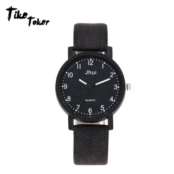 

Hot Fashion Women Simple Dial Wrist Watches Casual Luxury Leather Quartz Watch Gift Clock Relogio Feminino
