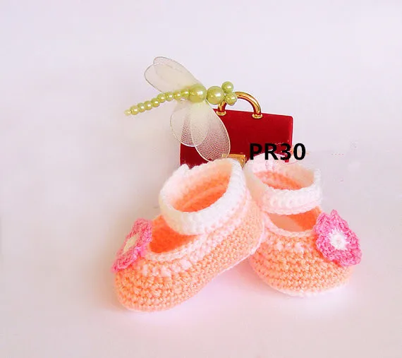 peach ballerina shoes