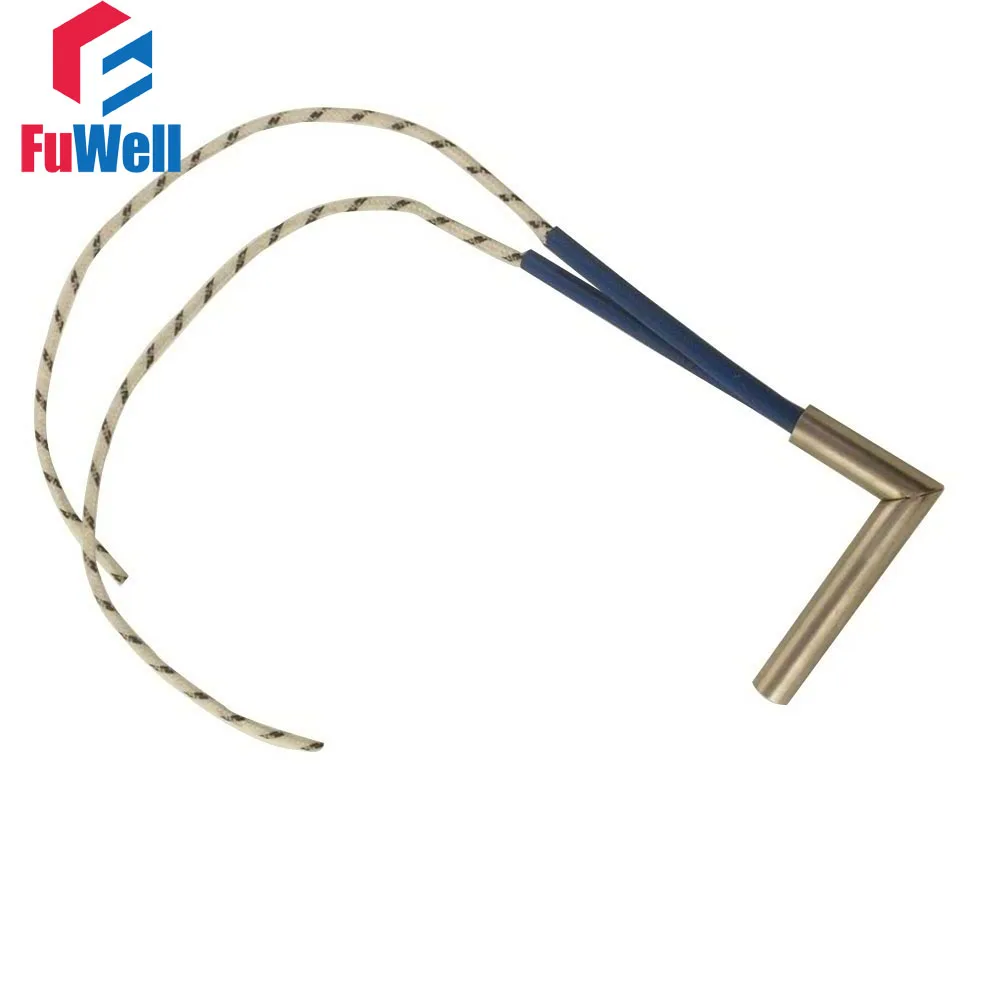 

(Accept Custom) Stainless Steel Right Angle Electric Cartridge Heater Element Single Head Heating Tube