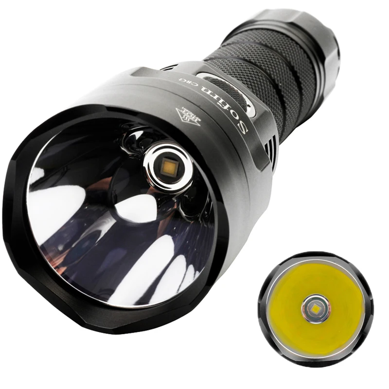 Skup Sofirn C8G potężna latarka LED 21700 Cree XHP35 18650 z wskaźnik zasilania latarnia latarka 2 grupy Ramping SOS Beacon na zewnątrz
