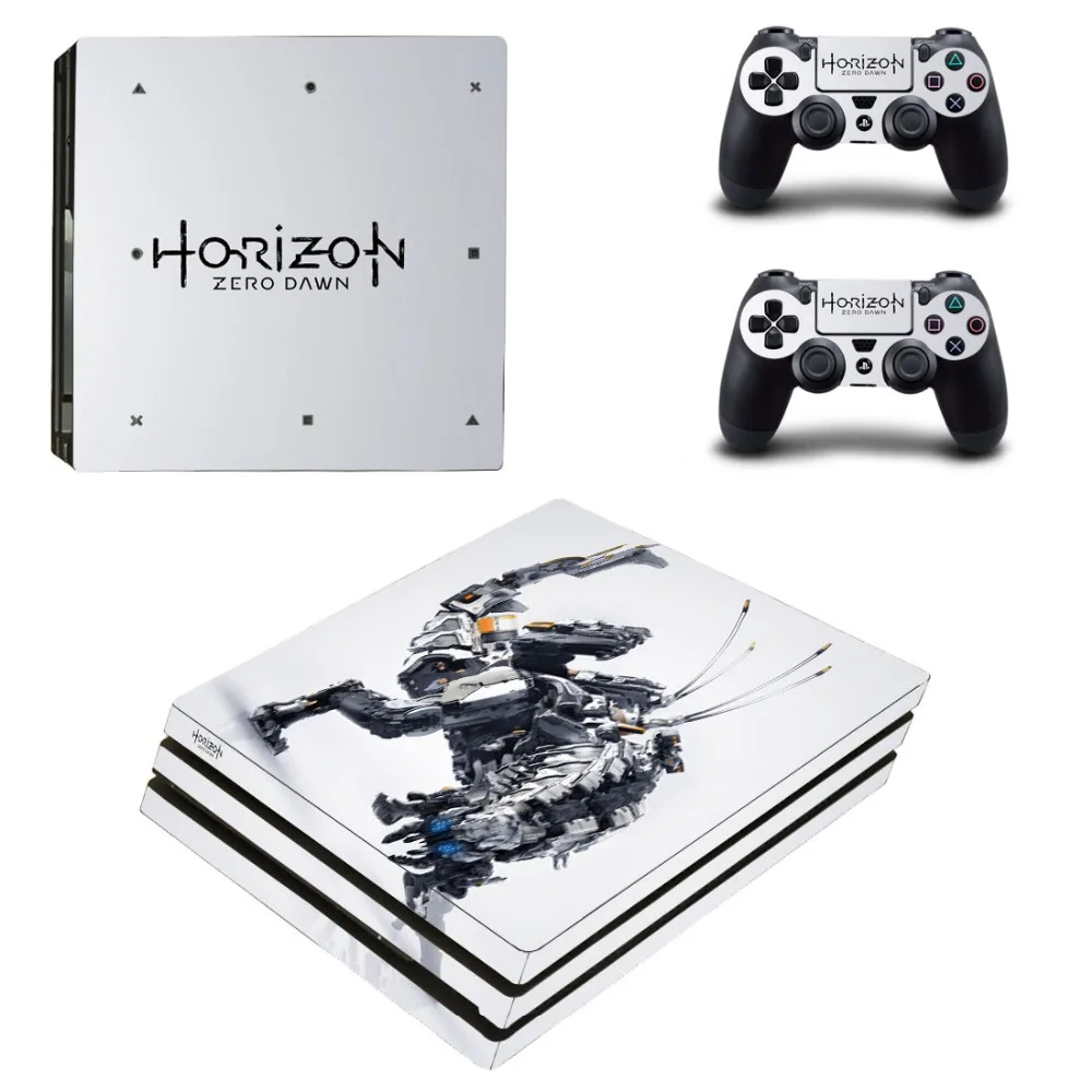 Horizon Zero Dawn PS4 Pro наклейка для кожи виниловая наклейка для sony Playstation 4 консоль и 2 контроллера PS4 Pro наклейка для кожи
