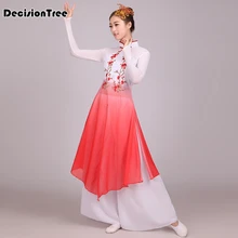 Китайский традиционный ханьфу косплей костюм для женщин древняя династия Хань стдуент сценическое платье Китайский народный танец наряд Тан