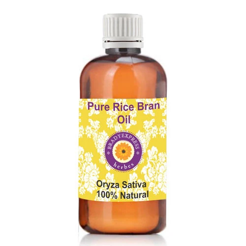 

FRee Shipping Pure Rice Bran Oil Oryza sativa 100% Natural Cold Pressed Undiluted Therapeutic 5ML