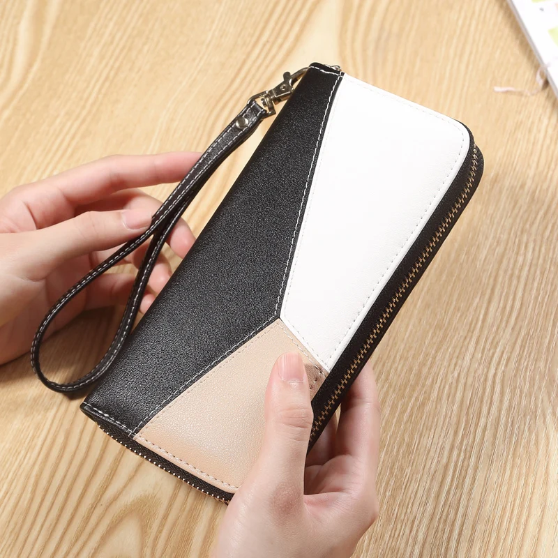 

2019 PU Women Wallet Best Design High Quality Long Zipper Wallet Female Girls Pocket Purse Card Holder Coin Purse Money Bags