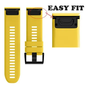 

NEW Best Price ! 26MM Replacement Silicagel Soft Quick Release Kit Band Strap For Garmin Fenix 5X GPS Watch dec31 p45