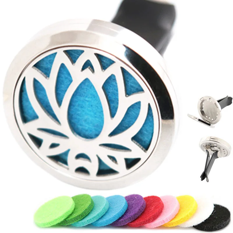 Lotus Flower 30mm Diffuser 316 Stainless Steel Car Aroma