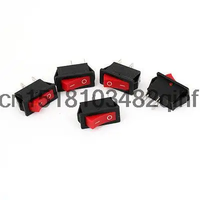 

5PCS SPST 2 Terminals 2P ON/OFF 2 Positions Rocker Switch AC 15A/250V 30A/125V