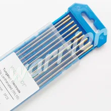 Золотые советы WL15 Вольфрам электроды 1.5% лантан для DC TIG сварки 2,4 мм/3,2 мм* 175 мм(3/3" 1/8"* "