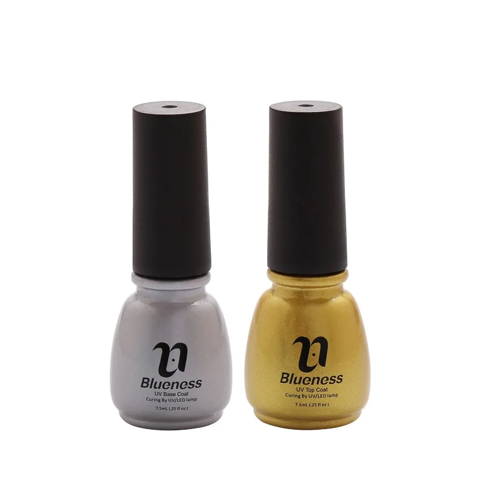 

2 Pcs/Lot Nail Gel Polish Base Coat +Top Coat Nail Art Set Manicure Primer Long Lasting Lacquer BNP-00