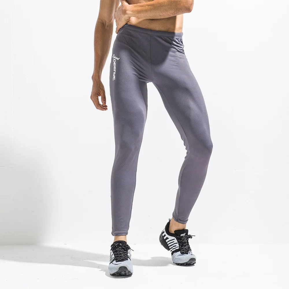 

Yehan Compression Pants Men Solid Mesh Gym Legging Men Low Waist Running Tights Men Stretchy Quick Dry Joggers Long Pants