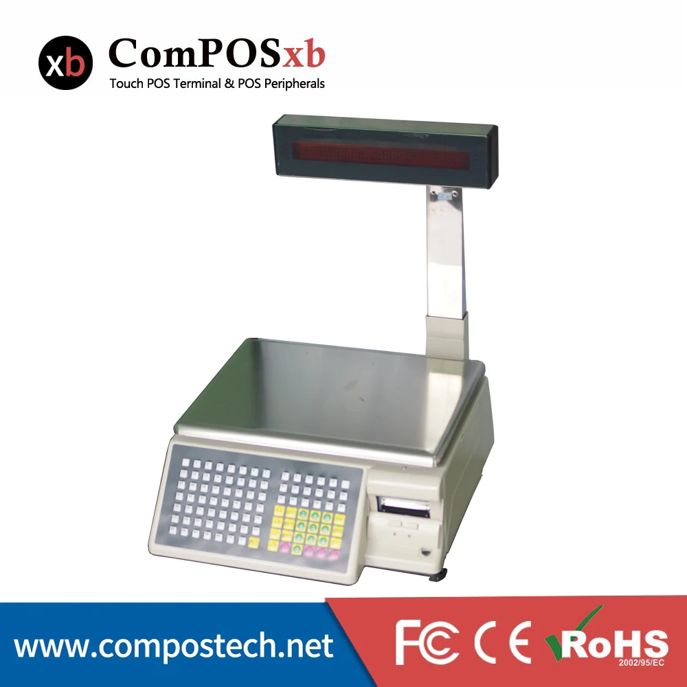 شحن مجاني ComPOSxb 30 كيلوجرام Aa-5d auurate التحجيم/ميزان إلكتروني مع طابعة باركود لسوبر ماركت شحن مجاني ComPOSxb 30 كيلوجرام Aa-5d auurate التحجيم/ميزان إلكتروني مع طابعة باركود لسوبر ماركت