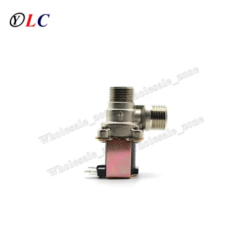 

DC 12V 24V / AC 220V Stainless Steel 20mm 1/2" Electric Solenoid Valve Flooding Water Valve Right Angle N/C