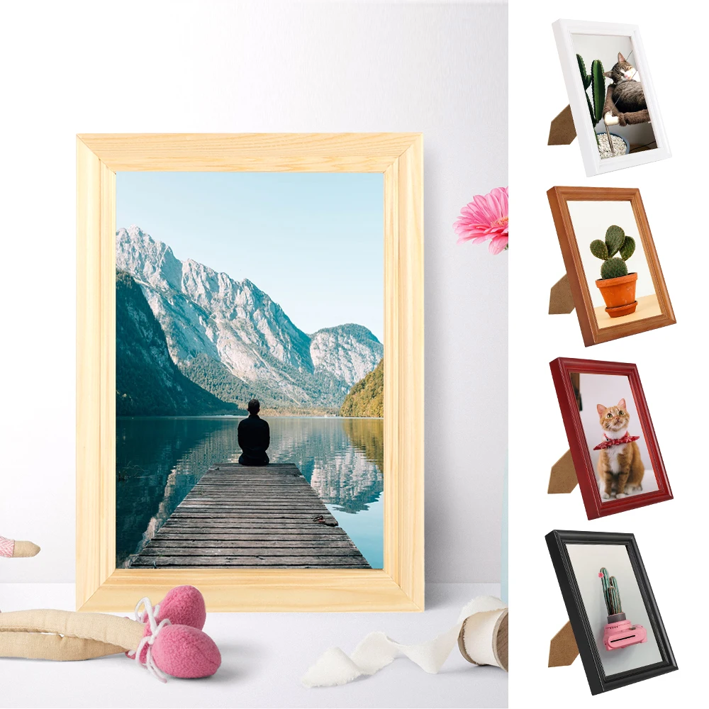 

5x7 Rustic Distressed Solid Wood Photo Frames
