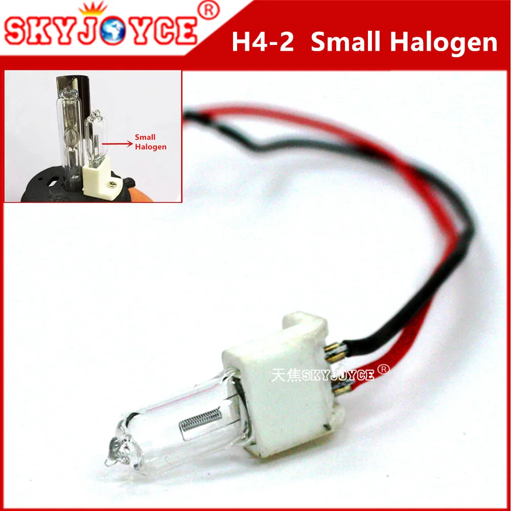 

20X12V 35W 55W H4-2 Small Halogen Lamp H4 halogen xenon H4L halogen replacement for H4H/L hid xenon kit car styling accessories