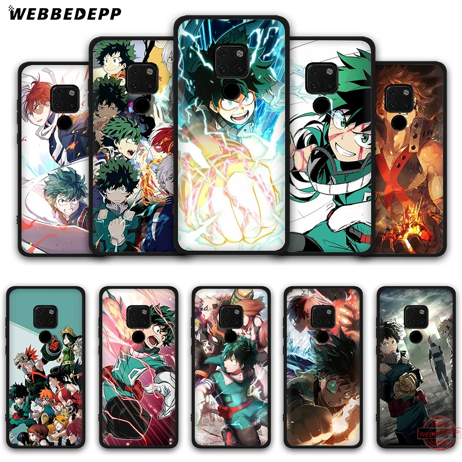 WEBBEDEPP Boku No Hero Academia Soft Case for Huawei Mate 30 10 20 Pro Lite Nova 2i 3 3i 4 5i 2 Cases | Мобильные телефоны и