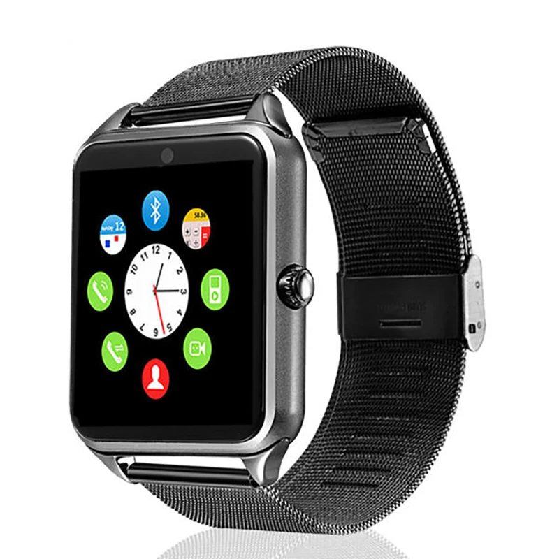 Z60 Smart Watch Men 1.54inch Pedomerter Sedentary Remind GSM Camera