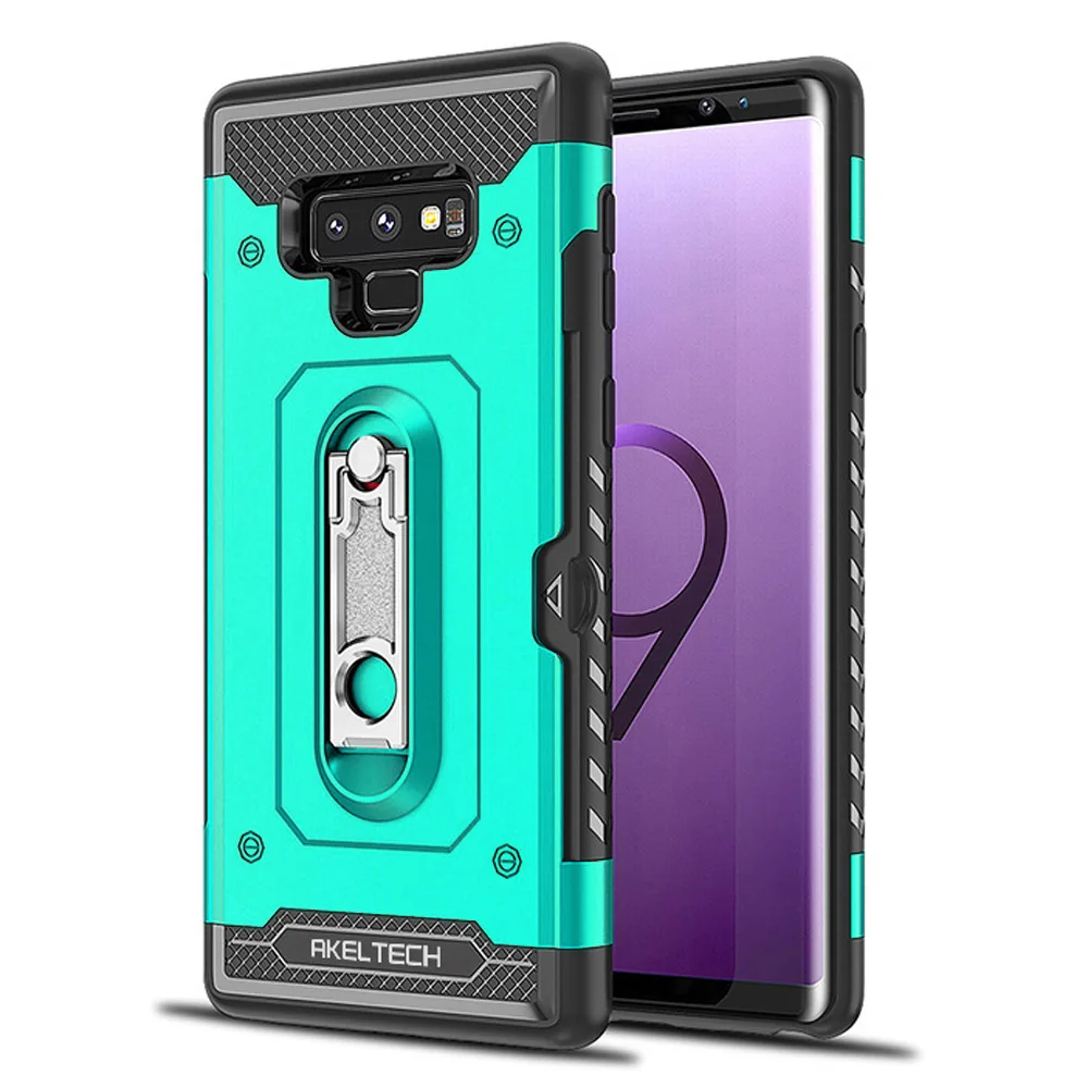 Для Samsung Galaxy S10/Plus/Note 9/J2 Pro 2018/J3 2018/J7 2018 металлический чехол с подставкой жесткая