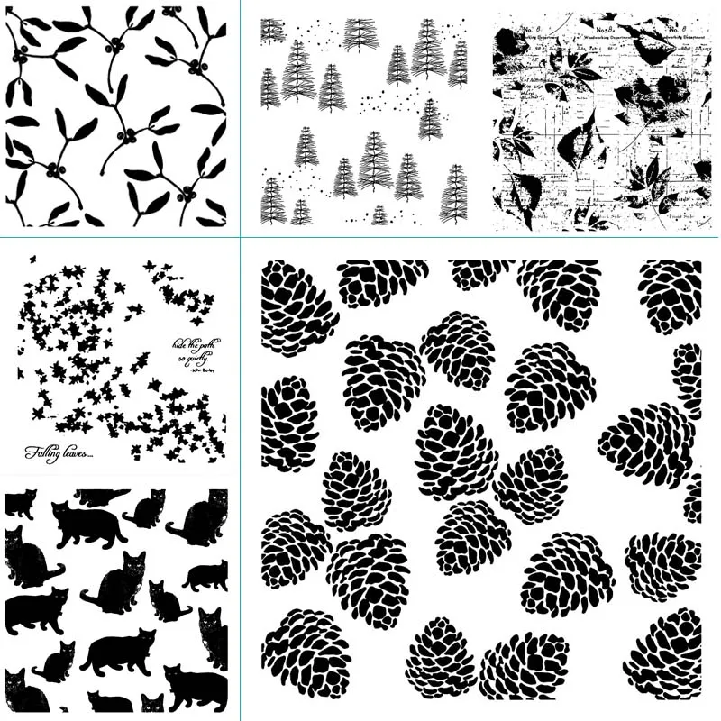 

New Diverse Pattern Transparent Silicone Stamp DIY Scrapbook / Album Decoration Card Making Transparent Seal Supplies