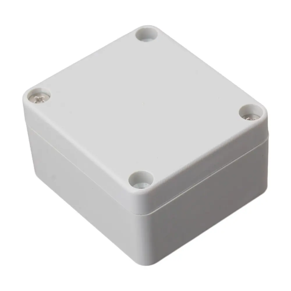 

63x58x35mm Gray White Plastic IP65 Waterproof Square Electrical Project Case Sealed Junction Box