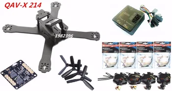 

Newest DIY Mini Drone QAV-X 214mm Carbon Fiber CC3D Flight Control MT2204 2300kvkv 5045 12A simonk ESC Prop