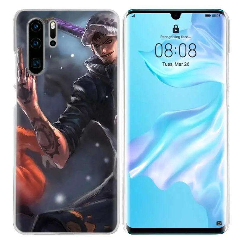 Цельный чехол для huawei P20 P30 P Smart Z+ Plus P10 P9 P8 mate 10 20 lite Pro жесткий чехол для телефона с рисунком аниме P20lite