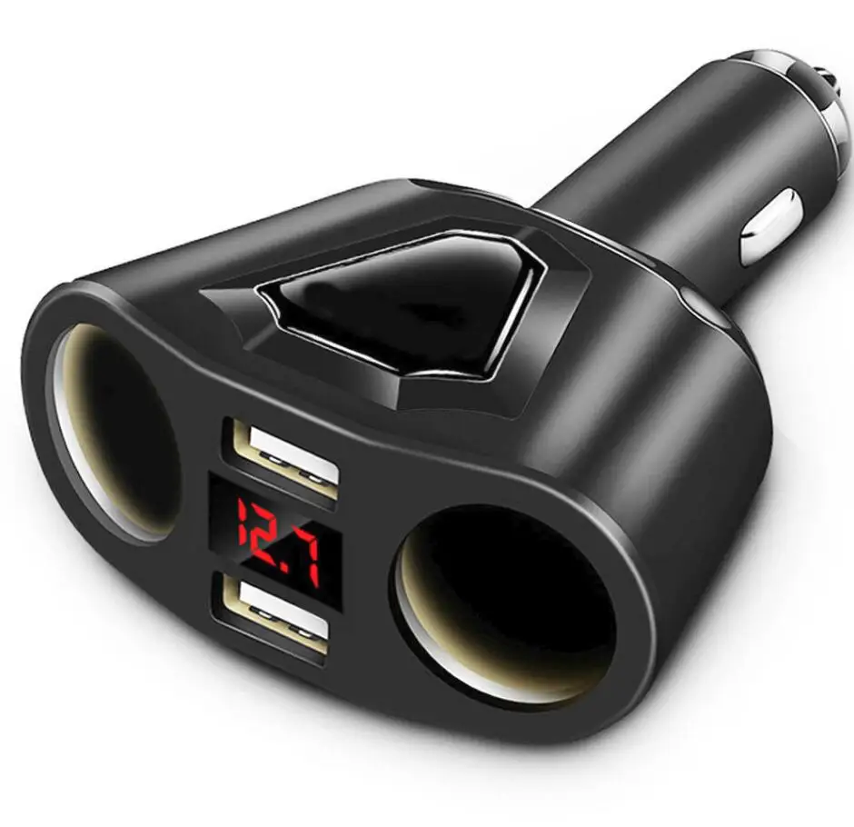 Innosinpo Dual USB Зарядное устройство с 2 розетки прикуривателя 120 Вт автомобиля Зарядное устройство адаптер DC 12 В 3.1A с светодиодный напряжение