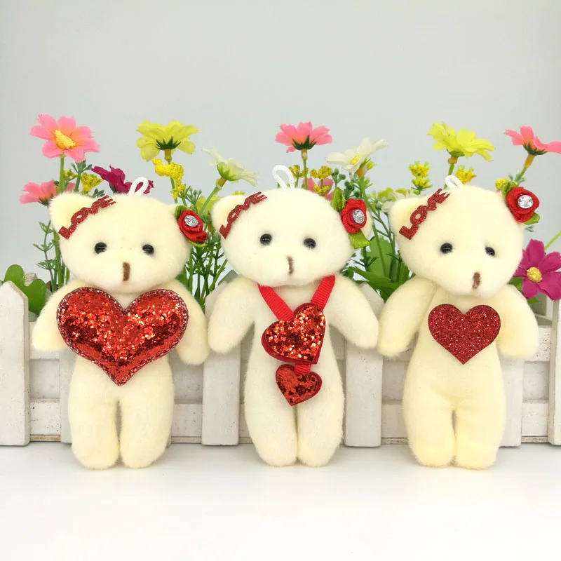 12cm bear with heart