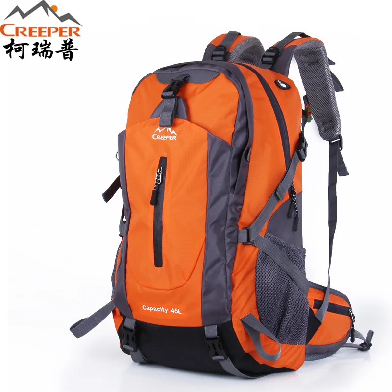 50L Kerui ПУ открытый рюкзак альпинизм мешок плечи Для мужчин и Для женщин путешествия рюкзак сумка A5197
