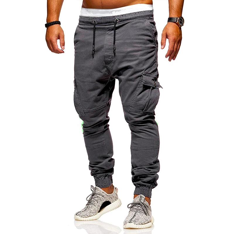 2019 Newest Men's Slim Fit Straight Leg Trousers Casual Pencil Jogger Long Cargo Pants Drop Shipping Supplier 2019 Newest Men's Slim Fit Straight Leg Trousers Casual Pencil Jogger Long Cargo Pants Drop Shipping Supplier