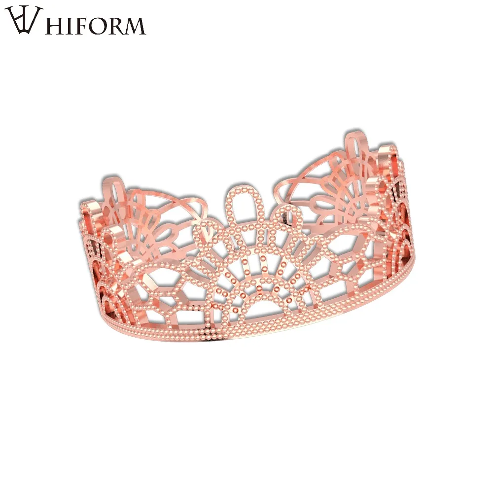 

2018 Lace Hollow Flower Crown Open Rings For women Fashion Style Ring Bagues Bijoux Femme Jewelry