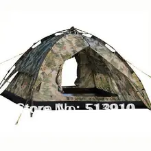 Автоматическая семейная камуфляжная палатка для 3-4 человек/легкая установка, уличная камуфляжная палатка